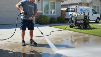 Concrete pressure cleaning in Escondido, CA for driveways, patios, and walkways