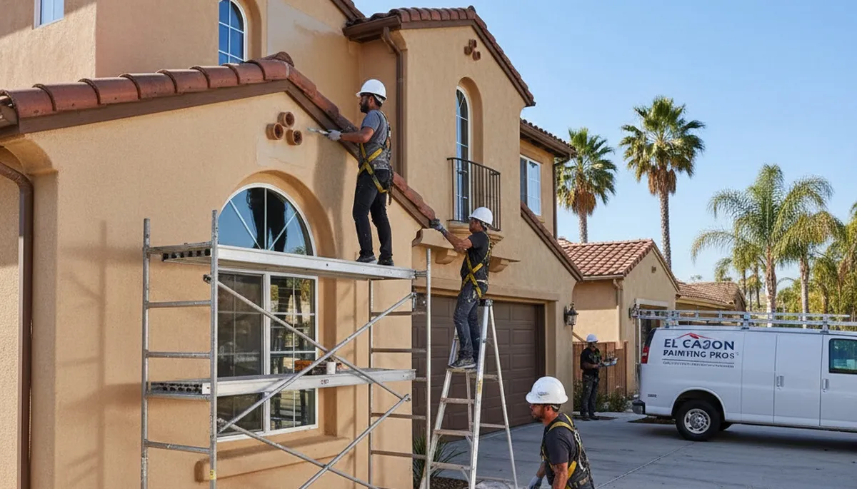 Professional painting crew serving Escondido, CA for interior and exterior house painting services