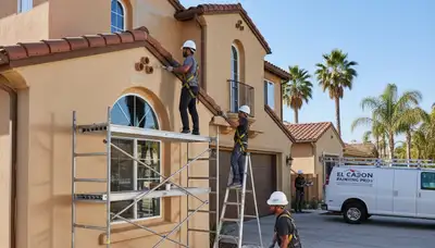 Professional painting crew serving Escondido, CA for interior and exterior house painting services
