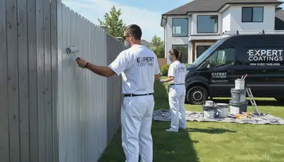 Fence painting in Escondido, CA for weather-resistant protection and a clean, finished look