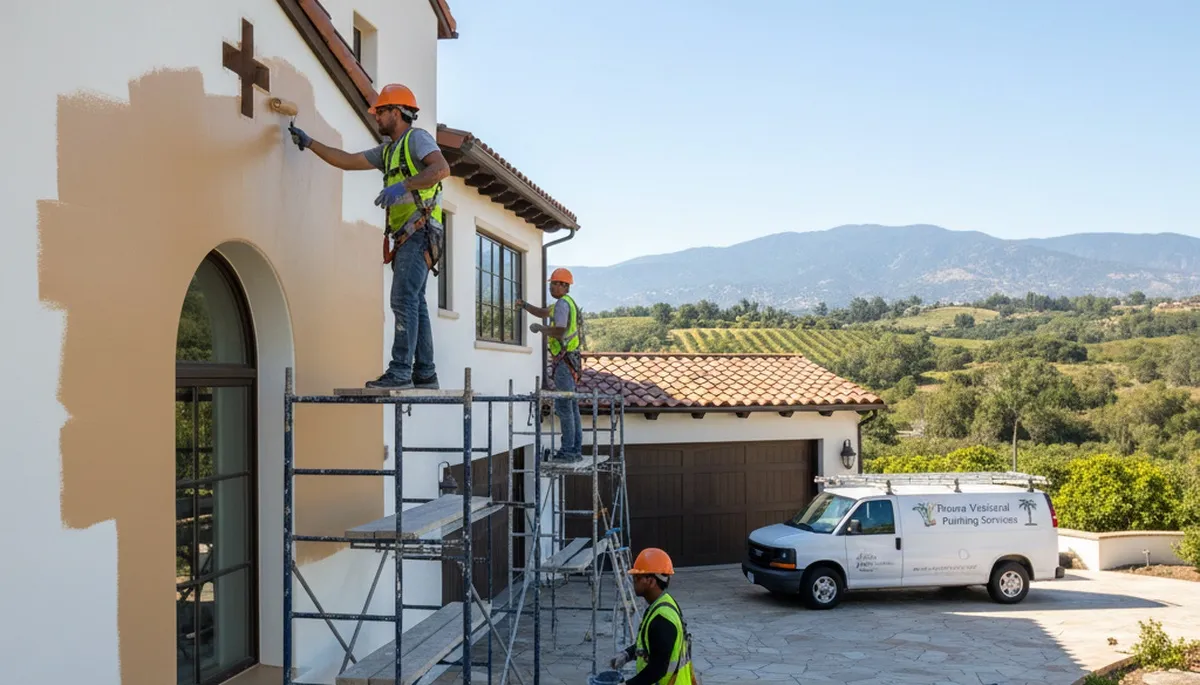 Escondido, CA painting contractors providing interior and exterior house painting services