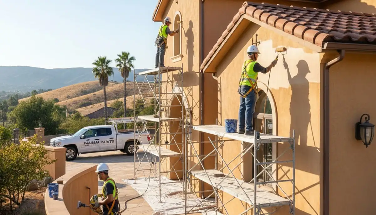 Painting contractors in Escondido, CA providing professional interior and exterior painting services