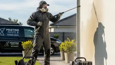 Pressure cleaning service in Escondido, CA for removing dirt and buildup from exterior surfaces