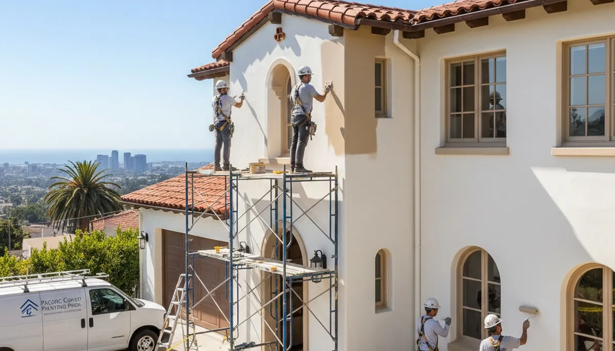 Professional painters serving homes in Escondido, CA with interior and exterior painting services