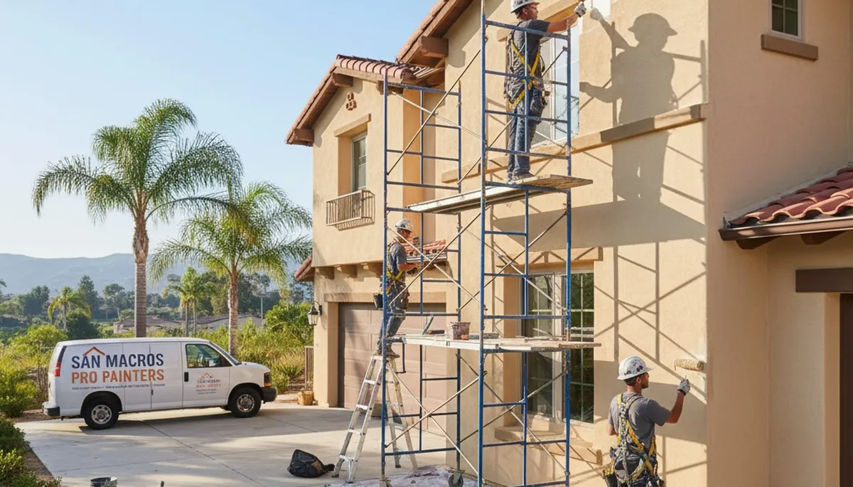 Escondido, CA painters providing professional interior and exterior painting services