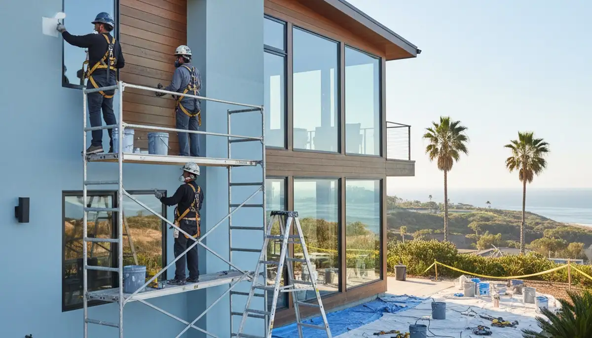 Professional painters in Escondido, CA providing interior and exterior painting services